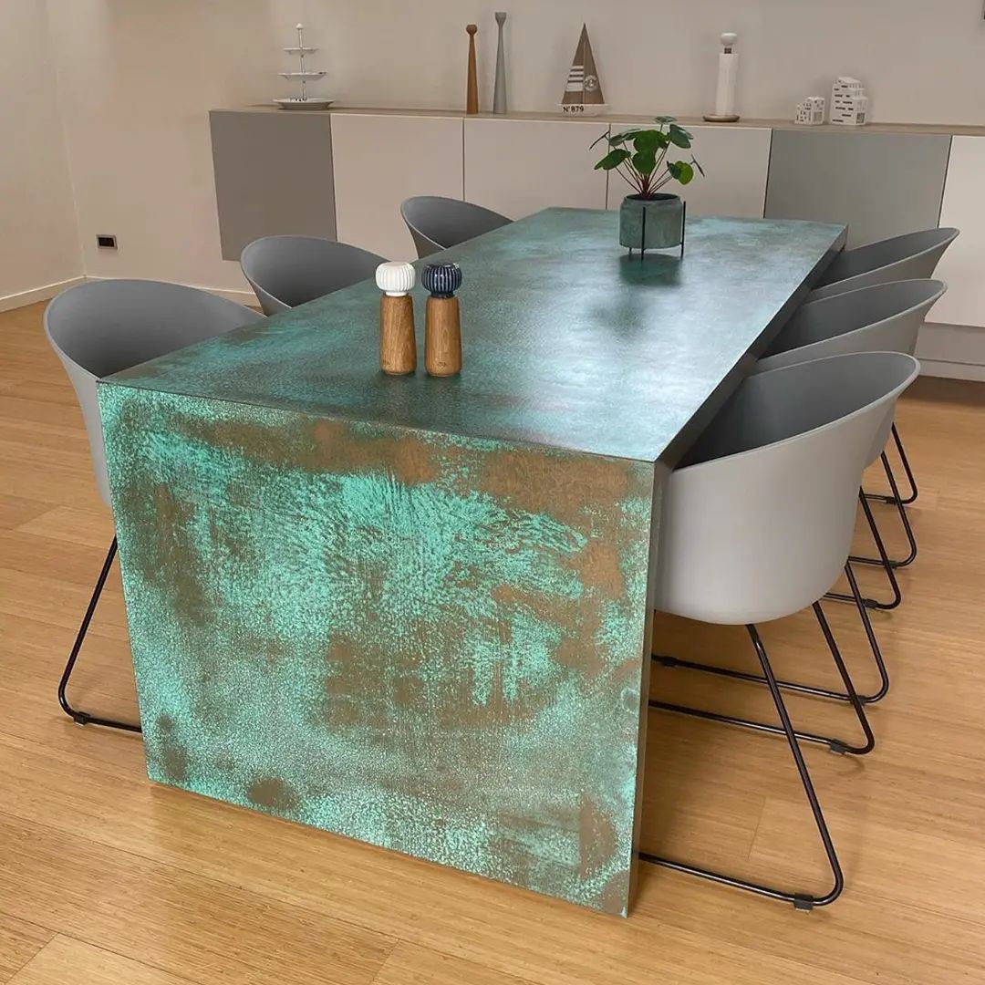 Покраска мебели жидким металлом Жидкий металл для мебели