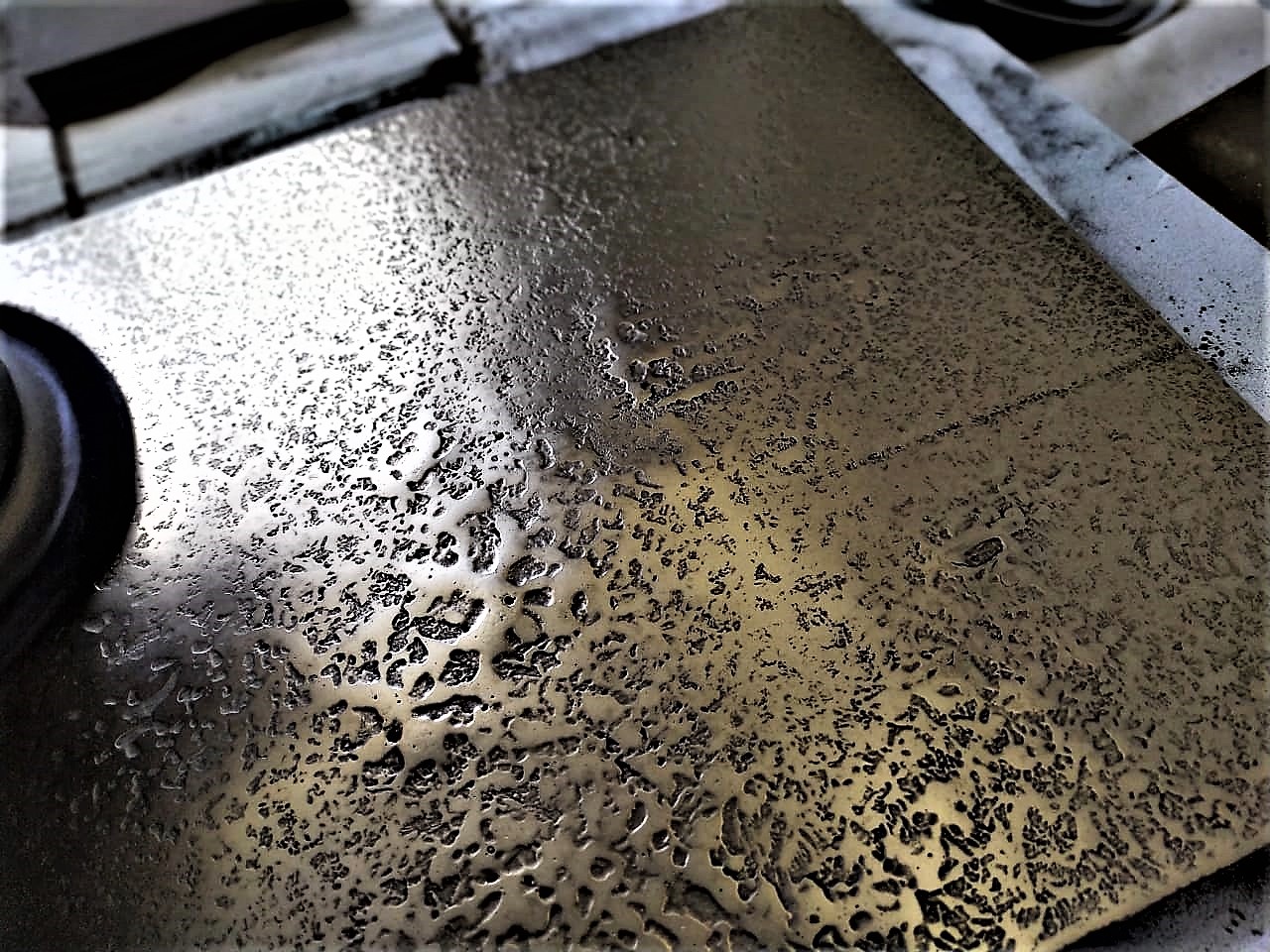 Можно шлифовать после нанесения Шлифока жидкого металла